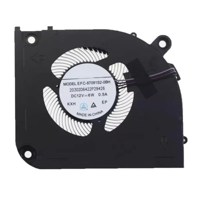 Clevo X370 X370xnw Np9371w CPU fan original EFC-87091S2-0BH