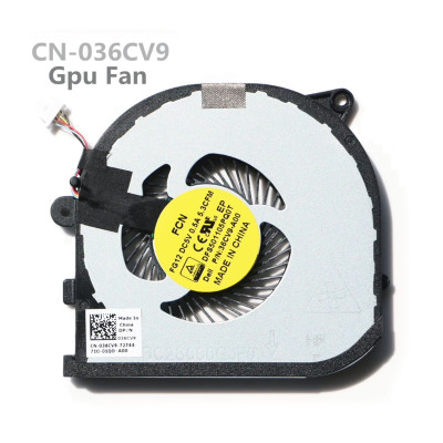 Dell XPS 15 9550 precision 5510 GPU Fan original 036CV9 Dell XPS 15 9550 precision 5510 GPU Fan original 036CV9